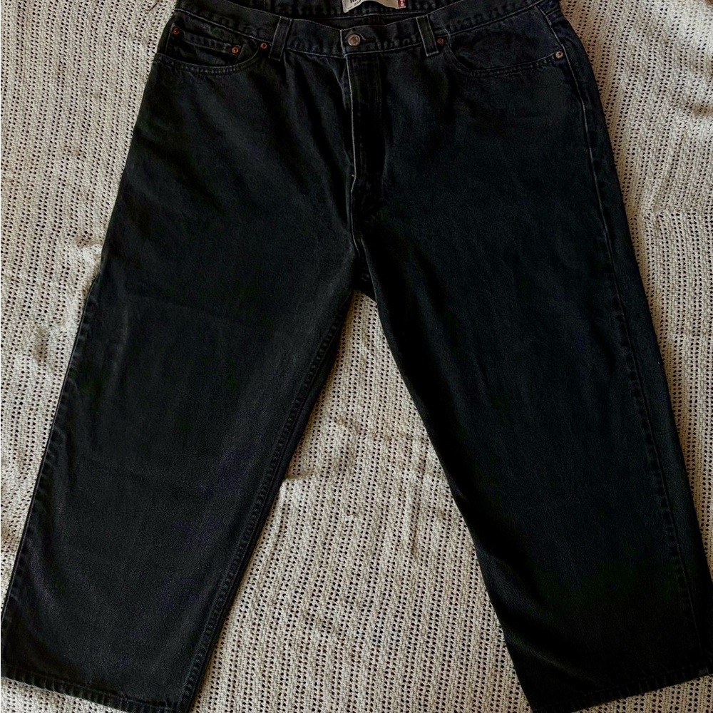 Levi's 550 Men's Relaxed Fit Black Jeans - Picture 4 of 8